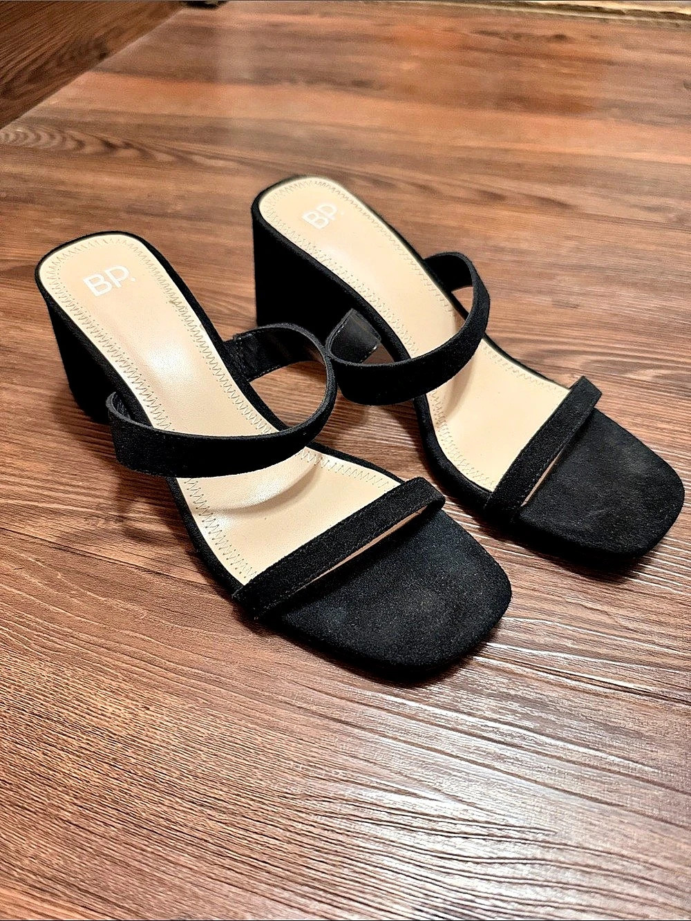 BP. Strappy Block Heel Sandals